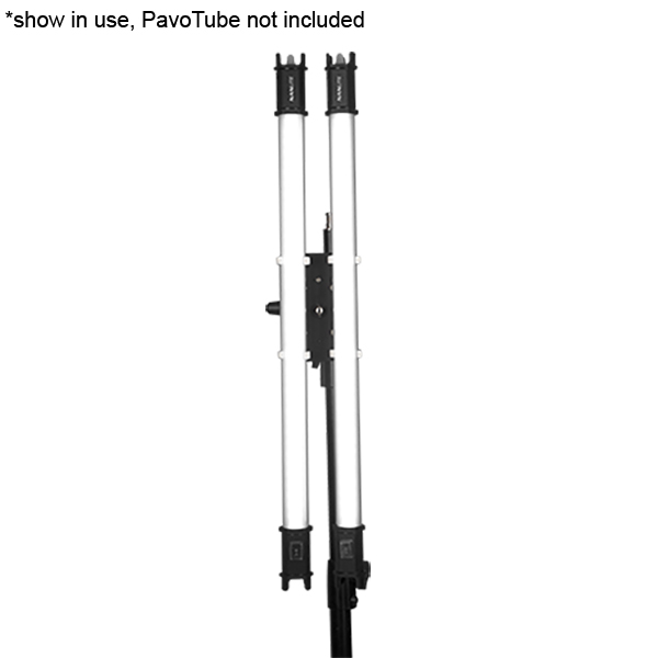 NanLite PavoTube T12 transparent clip for 2 tubes with pin HD-T12-2-P (3)