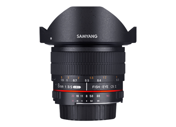 Samyang 8mm F3.5 Fish-Eye CS II Canon EF (1)