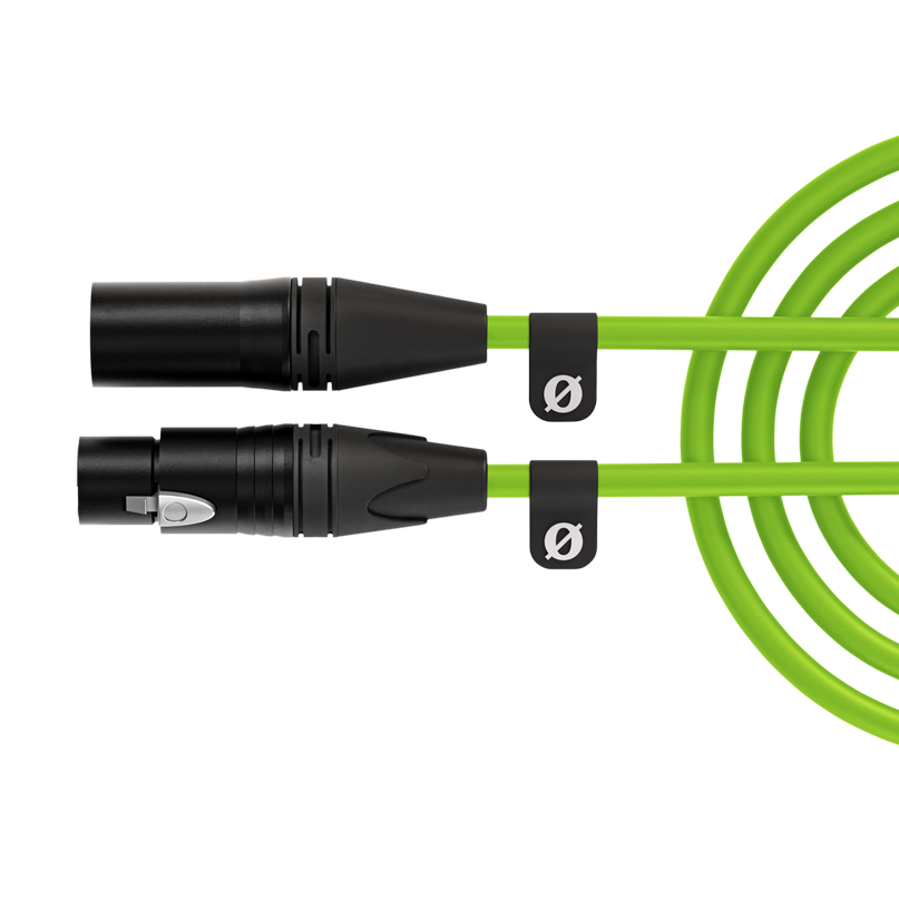 XLR Cable XLR3M Green (2)