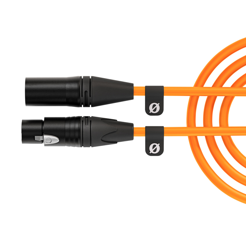 XLR Cable XLR3M Orange (2)
