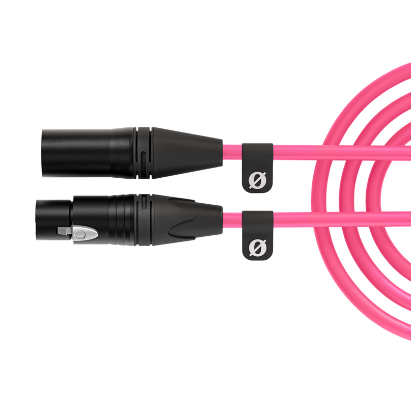 XLR Cable XLR3M Pink (2)