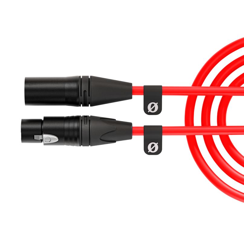 XLR Cable XLR3M Red (2)