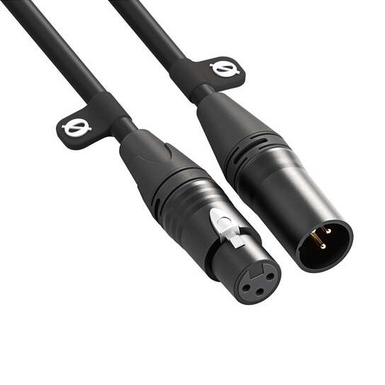 XLR Cable XLR6M Black (3)