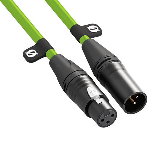 XLR Cable XLR6M Green (3)