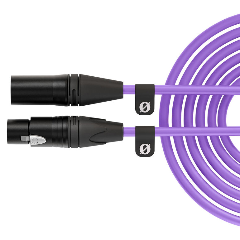 XLR Cable XLR6M Purple (2)