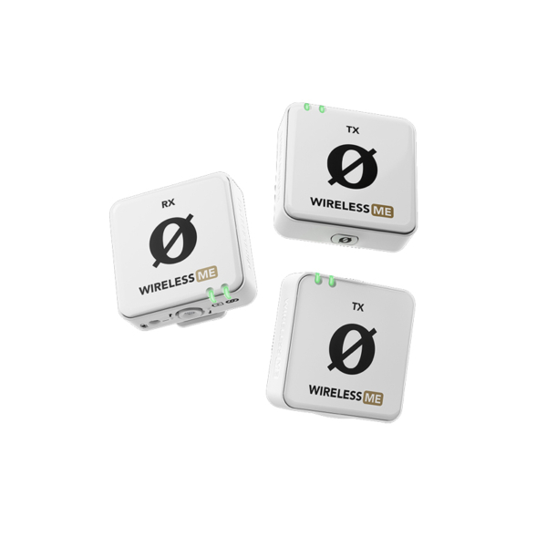 Rode Wireless ME DUAL White (1) free T-Shirt web