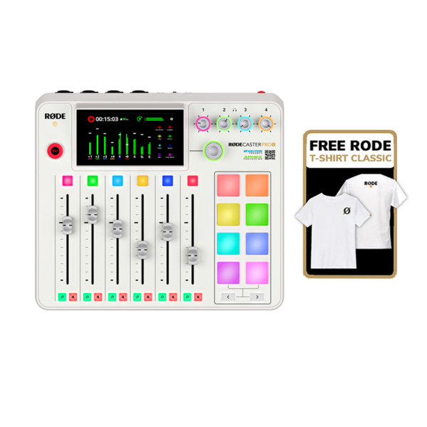 RodeCaster PRO II White web free T-Shirt