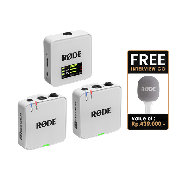 Rode Wireless GO Gen 3 White Free Interview GO White (1)