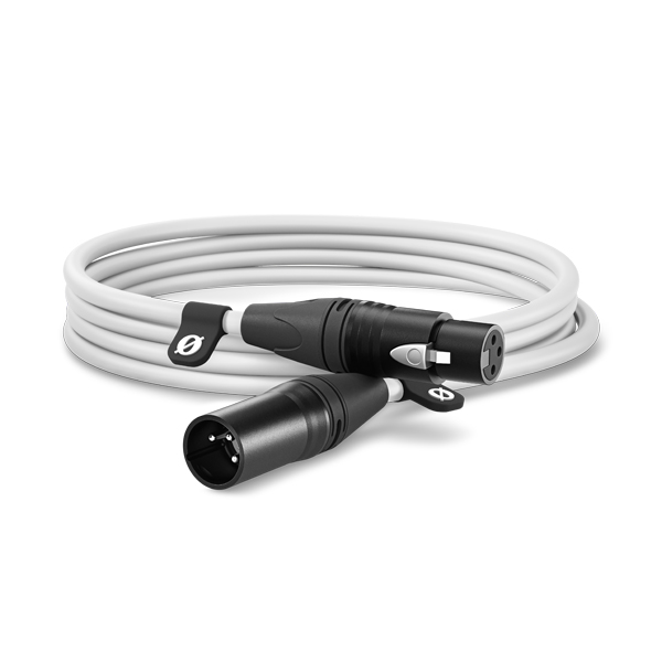 XLR Cable XLR3M White (1)