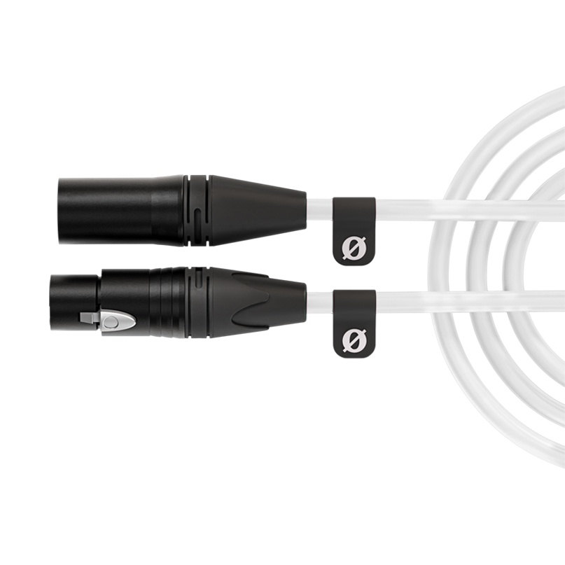 XLR Cable XLR3M White (2)