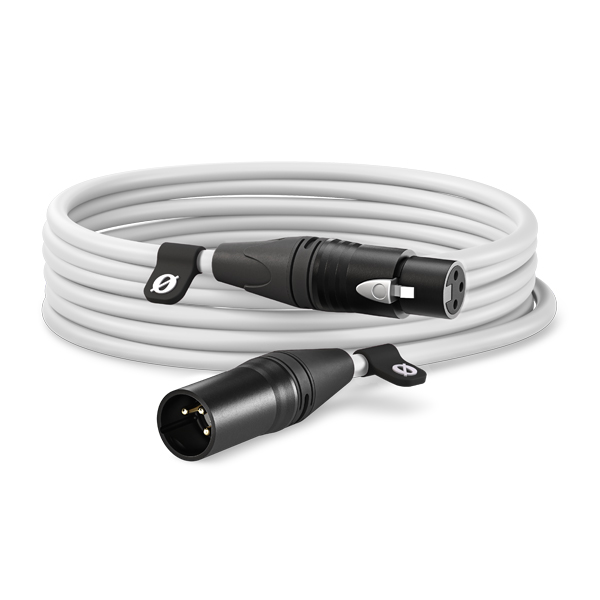 XLR Cable XLR6M White (1)