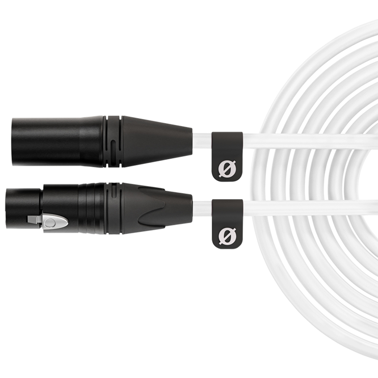 XLR Cable XLR6M White (2)